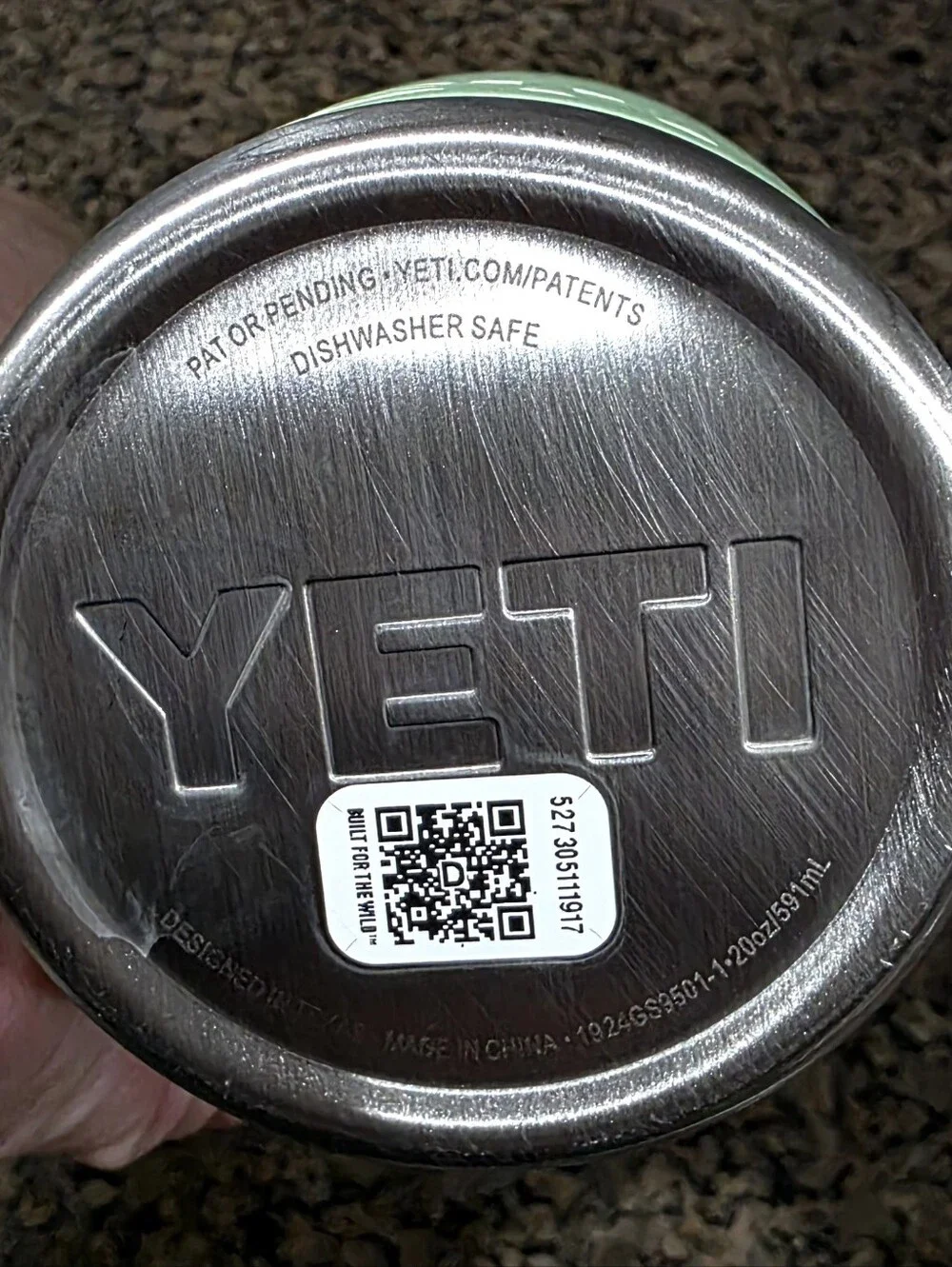 YETI Rambler 20 oz Seafoam Vacuum Insulated Stainless Steel Tumbler w/ MagSlider